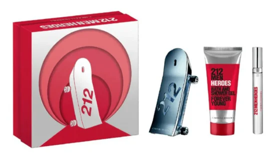 CAROLINA HERRERA 212 MEN HEROES FOREVER YOUNG 90ML + 10ML M + 100ML